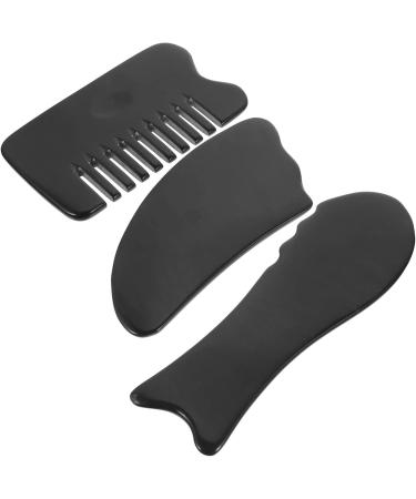 Minkissy 15-Piece Horn Massage Tool Set | Multifunctional Gua Sha & Muscle Massager for Beautiful Face & Neck Care - Buy Online on GoSupps.com