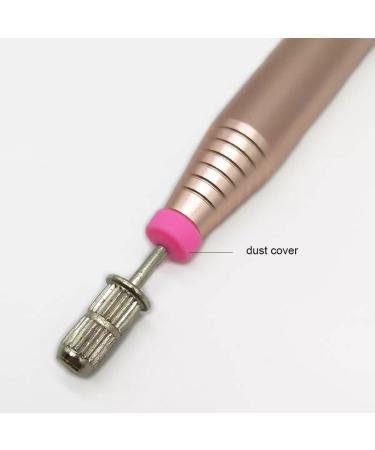 OsirideH2 Professional Nail Drill Bits - 25pcs Pink Electric Nail Filer Kit with Dust Stopper - Nail Tech Supplies for Nail Art Tools - Buy Online on GoSupps.com