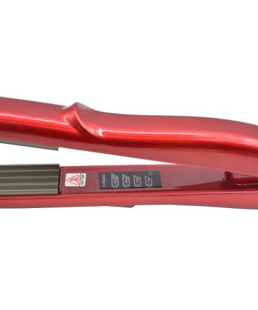 Pro Ceramic Mini Hair Crimper for Women - Small Wave Curling Iron for Short & Long Hair Styling (Red) - Buy Online on GoSupps.com