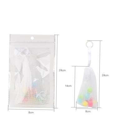 FRCOLOR 5pcs Mesh Soap Bags | Travel Soap Holder & Saver | Cellophane Pouch for Shower & Cleaning | 8x24cm - Buy Online on GoSupps.com