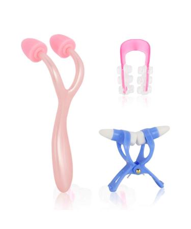3Ps Magic Nose Lifting Bridge Straightening Clip Nose Up Clip Nose Massage Tools Correction Set