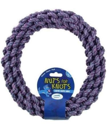 Nuts For Knots Rope Ring Dog Toy Large Assorted Colours - Buy Online on GoSupps.com