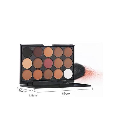 PhantomSky 15 Colors Eyeshadow Palette - Professional & Daily Makeup Kit for All Skin Tones | International Shipping Available - Buy Online on GoSupps.com