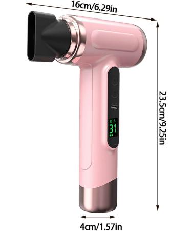 Cordless Hairdryer-15000mAh High Performance Airflow Multiplier Hairdryer-Portable USB Rechargeable Hot/Cold Hairdryer for Travelling Camping Home (White) - Buy Online on GoSupps.com