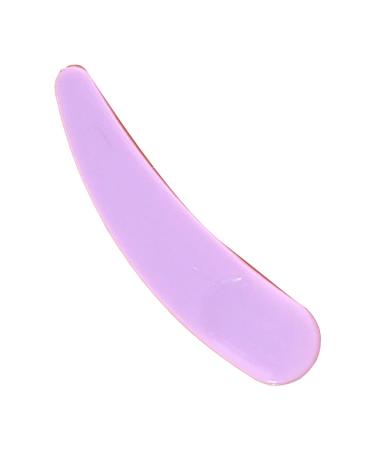 Cosmetic Spatula Scoop Mini Curved Cosmetic Scoop Plastic Makeup Face Cream Spoon for Mixing Sampling