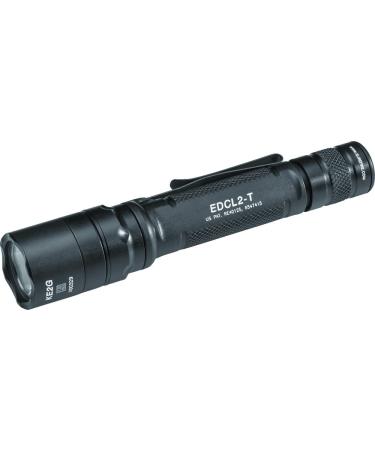 SureFire EDCL2-T Handhelds/Everyday Carry Light, Black, 1,200 Lumen, Pack of 1 Light 1,200 Lumen