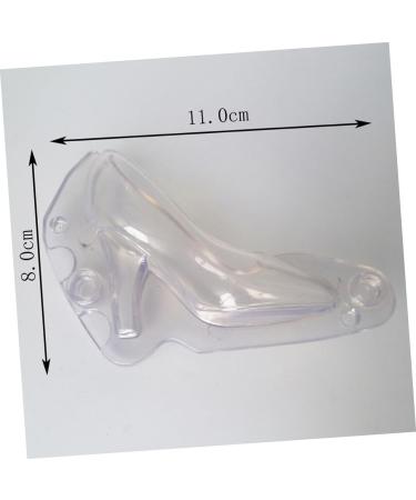 HOMSFOU 2pcs Sheos Mold Chocolate High-Heeled Shoes Chocolate Mold Shoes Mould Baking High-Heeled Shoes Mold 3D High Heel Shoe Mold White mediumx2pcs Whitex2pcs - Buy Online on GoSupps.com