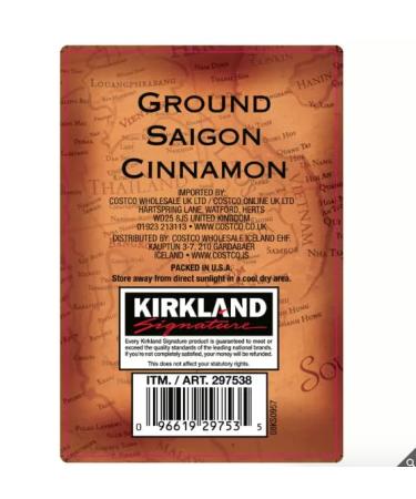 Kirkland Signature Ground Saigon Cinnamon 303g
