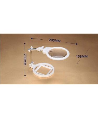 Magnifyings Educational Hobby Magnifiers Folding Lighting Magnifier 2 Led Lamp Desktop Magnifying Glass Reading Magnifying Glass - Buy Online on GoSupps.com