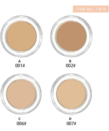 twcrvil Facial Skin Concealer Cream Waterproof Full Coverage Make Up Cosmetics Contouring Sweat-proof Consealers Presents Type 1 1 count (Pack of 1) - Buy Online on GoSupps.com