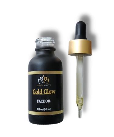 AKANNI BEAUTY Gold Glow Anti-Aging Face Oil | Revitalizing Serum for Mature Dry Skin with Vitamin C - Shop Now - Buy Online on GoSupps.com