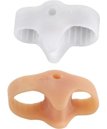 ALINZO Gel Big Toe Separator for Bunion and Hallux Valgus - White Silicon Bunion Corrector and Toe Alignment Orthotic - Buy Online on GoSupps.com