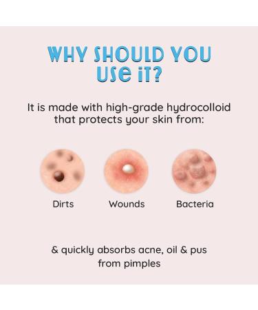 FURR By Pee Safe Hydrocolloid Acne Relief Patches | Reduces Acne Spots and Blemishes | 60 Patches Peach - Buy Online on GoSupps.com