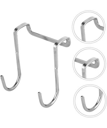 Alipis 4pcs Hook Wall Mount Coat Mounted Hooks Door Hanging Hook Wall Hanging Stainless Steel - Buy Online on GoSupps.com