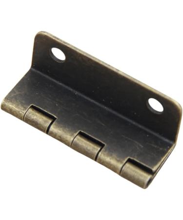 10 Pieces/Set of Cabinet Door Hinges Trunk Wooden Box Old-Fashioned Hinges 4 Holes for Home Furniture Decoration (Color : Multi-Colored) (Silver) - Buy Online on GoSupps.com