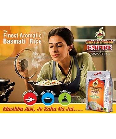 SHRILALMAHAL Empire Basmati Rice 10lbs - Finest Quality Premium Basmati Rice - Buy Online on GoSupps.com