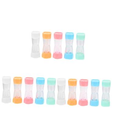 Healeved accessories 15-pc. Revoltered container etui box drinking container Organizer Halter Box Storage Box Invisible make-up remover plastic container 5.8x1.9cmx3pcs Sorted in color
