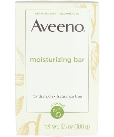Aveeno Gentle Moisturizing Bar Facial Cleanser for Dry Skin - 3.5 oz (Pack of 4) - Buy Online on GoSupps.com