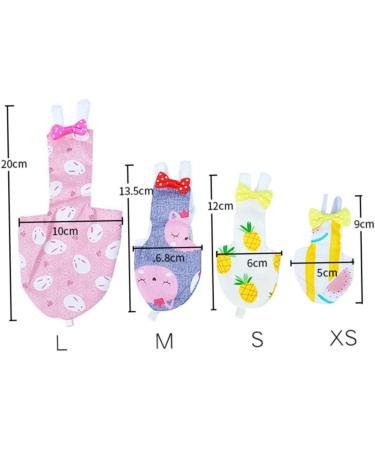 PopetPop Vogel Carrier for Birds - Sittich Bird Cage Fabric Diapers Parrot Diaper Covers Small Conure & Nymphensittich Accessories - XS Pink - Buy Online on GoSupps.com