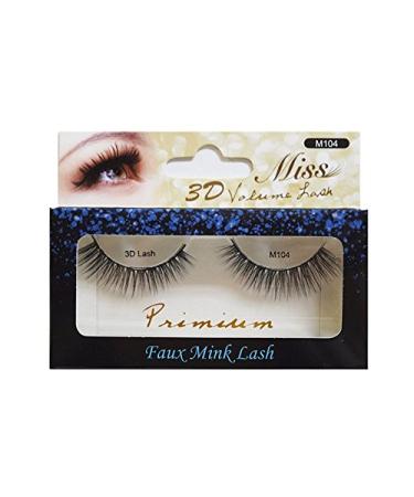 4 Pairs Miss Lashes 3D Volume lash M104