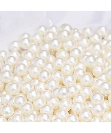 XINHOME 1200-Piece Ivory Round Pearl Makeup Beads for Brushes - Art Faux Pearls for Holding Makeup Brush, Lipstick, Mascara, Eyeliner - 8mm - Buy Online on GoSupps.com