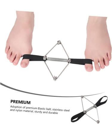 FRCOLOR 2 Pcs Bunion Corrector Straps - Elastic Waist Belt Leash Holder for Valgus Correction and Toe Alignment - Black, Pack of 2 - Buy Online on GoSupps.com