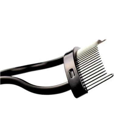 Buy 1PC Metal Eyelash Curler & Lash Separator - Foldable Brush for Perfect Curl | Black Beauty Makeup Tool - Buy Online on GoSupps.com