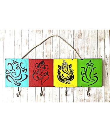 CrafTreat Indian Stencils Bundle - 7 Reusable 6x6 Inch Stencils for Wood, Walls, Tiles, Canvas, Paper, and Floors - DIY Indian Theme Decor Stencils - Buy Online on GoSupps.com