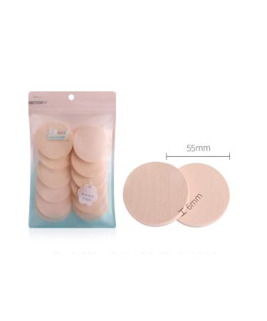 Buy 24-Piece Make-Up Sponge Set | Washable Round Puffs for BB Cream & Foundation | Dual Use Wet & Dry - Buy Online on GoSupps.com
