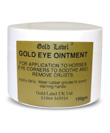 Gold Label L'œil d'Or-Pomade For Horses, 100g - Soothes Horses' Eye Corners And Removes Crusts