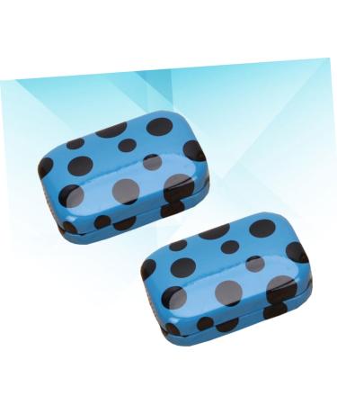Solustre 6-Piece Colored Contact Lens Organizer | Pocket Case & Care Box for International Shipping - Buy Online on GoSupps.com