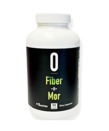 Fiber n Mor Digestive Supplement with Psyllium by Omnitrition 180 Capsules