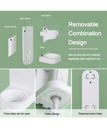 Chepl Electric Toothbrush Holder - 6-Piece Self-Adhesive Wall Bracket for Bathroom & Kitchen - No Drilling Needed - Buy Online on GoSupps.com