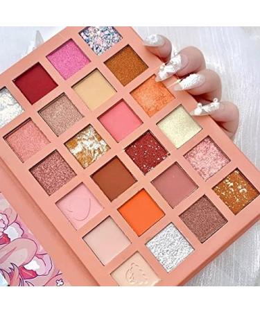  KEYVOR Beauty Palette 24 Colors Strawberry Girl Sparkling Eyeshadow Palette Waterproof Waterproof Cat Eye Shadow Palette Pearlescent Cute Eyeshadow Palette - Buy Online on GoSupps.com
