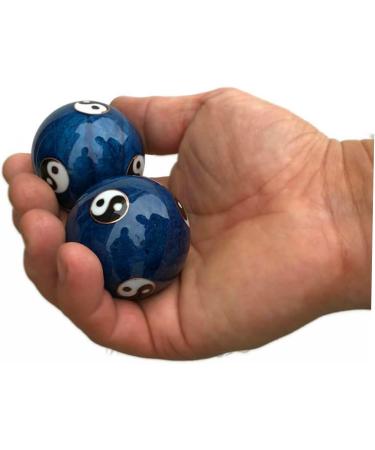 Healvian Chinese Massage Balls - Health & Fitness Baoding Balls for Hand Care - MX2PCS Blue - Buy Online on GoSupps.com