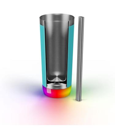 Hidrate Spark PRO 20oz Tumbler Sea Glass with 3 Bonus Straws | Hydration Tracking Smart Water Bottle - Buy Online on GoSupps.com