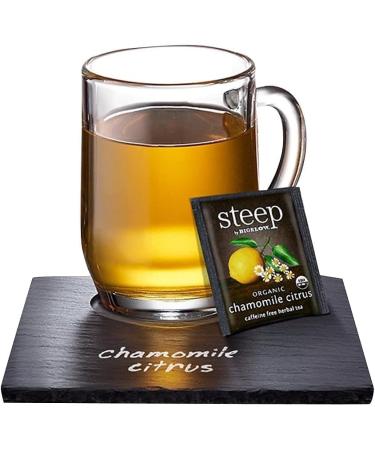 steep Organic Chamomile Citrus Herbal Organic Gluten-Free Kosher Tea in Foil-Wrapped Bags - Buy Online on GoSupps.com