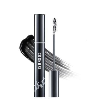 COSNORI Eyelash Tinting Serum 01 Deep Black - Eyelash Boost Tinting Serum Eyebrow Growth Enhancer for Longer and Thicker Vegan Irritation Free- Peptides Hyaluronic Acid 0.3 fl.oz / 9g (Black)