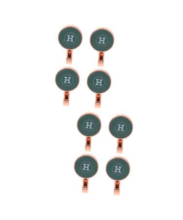 Alipis 8 Pcs Hook up Wall Mount Clothes Rack Punch- Hooks Robe Adhesive Wall Hook Call Hook Rack 6X4X1CMx2pcs Greenx2pcs