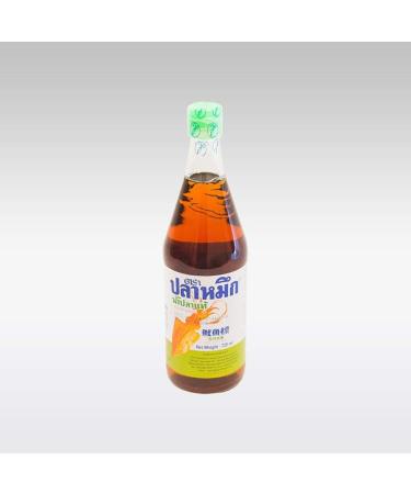Squid Brand Fish Sauce 725ML Bottle | Authentic Thai Fish Sauce for Stir-Fry & Marinate | Naturally Fermented with No MSG, Preservatives, or Colorings | Kosher & Gluten Free - Buy Online on GoSupps.com