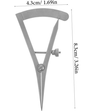 FRCOLOR Orbital Measuring Device Tools Stainless Steel Eye Gauge Stainless Steel Double Eye Gauge Eyelid Surgery Ruler Double Eyelid Measuring Eye Metal Gauge Positioning Ruler Cosmetic - Buy Online on GoSupps.com