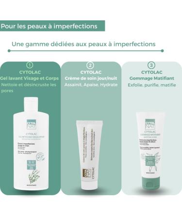 Cytolac Anti-Imperfections Cream-Sensitive skin with acneic tendencies-soothes and moisturizes skin with acneic tendencies-Visible and lasting reduction in the number of blackheads 50 ml-Cytolnat - Buy Online on GoSupps.com