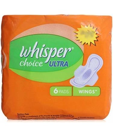 Whisper Choice Ultra 5 Pack X 6 N (30 Pads) for Women - Flexi Absorb System - Buy Online on GoSupps.com