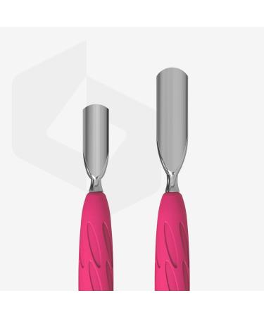STALEKS PRO by Natury Nails Cuticle Pusher with Rubber Silicone Handle Stainless Steel UNIQ 10/1 - Buy Online on GoSupps.com