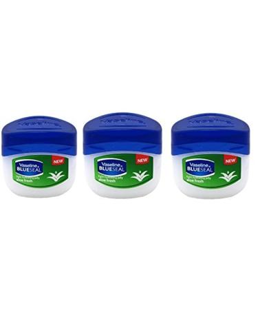 Vaseline Blue Seal Petroleum Jelly Aloe Fresh 1.7oz Travel Size (Pack of 3)