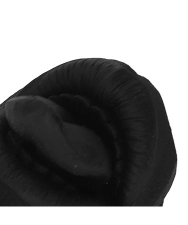 Tongue Puncture Practice Tool - Realistic Silicone Oral Tongue Model with Holder for Lip & Nail Practice (Black) | International Shipping Available - Buy Online on GoSupps.com