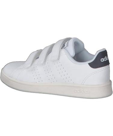 adidas Kids Advantage Cf I Sneaker - Child 13.5 UK, White/Navy - Buy Online on GoSupps.com