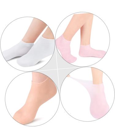 Healeved 3pairs Moisturizing Socks Foot Protective Socks Moisturizing Foot Covers Socks for Cracked Feet Silicone Women s Socks Moisturizing Foot Socks High Heels Girl Child Sebs Elastic 23x9.5cm - Buy Online on GoSupps.com