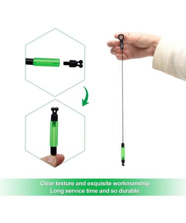 Bite Indicator 3pcs Swinger Set | Illuminated Portable Bobbins for Carp Fishing | Green Tackle Lights & Alarms - Buy Online on GoSupps.com