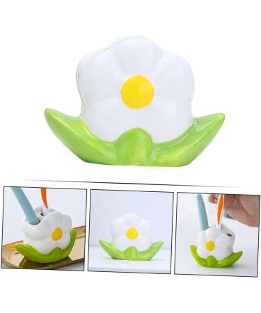 minkissy Working Desk tooth brush pen holder pencil holder counter rack child white toothbrush ceramics Sitting Desk - Buy Online on GoSupps.com